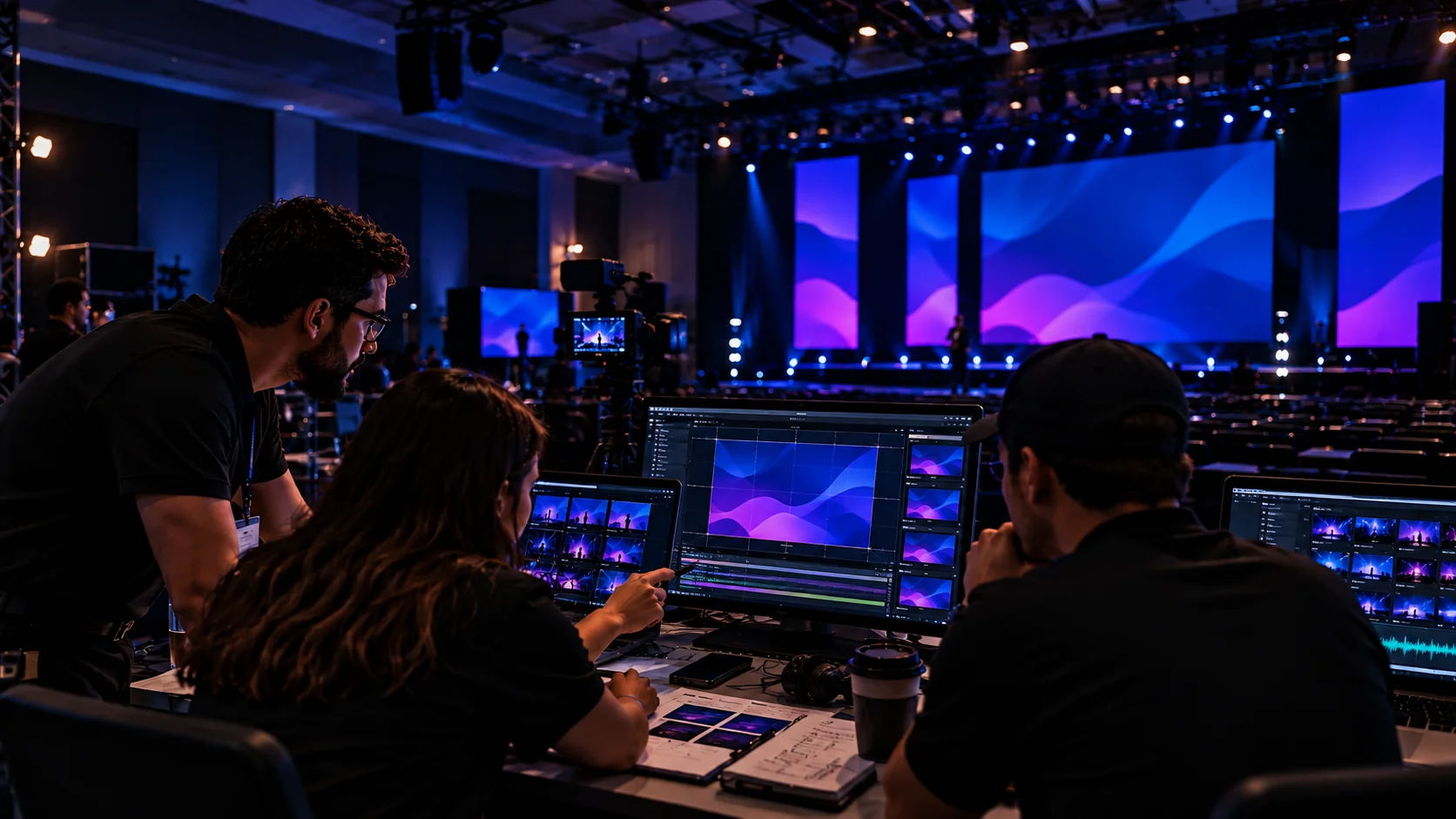 Technical screen specification review and event content inventory planning